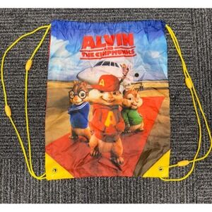 ALVIN AND THE CHIPMUNKS Drawstring bag 2011 20th Century Fox Promo 17"x13"